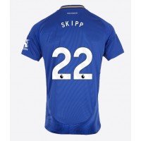 Muški Nogometni Dres Leicester City Oliver Skipp #22 Domaci 2024-25 Kratak Rukav